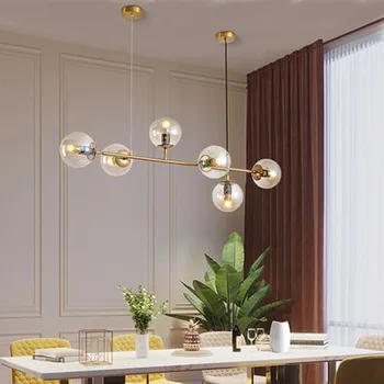 Karājas lampas luminaria pendente kristāla restorāns dzīvojamā istaba deco chambre