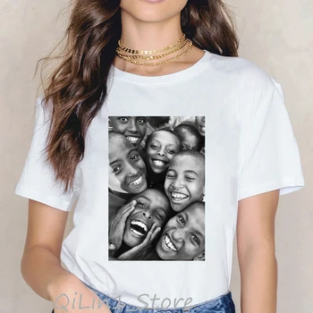 Kawaii Smaida Āfrikas melnās zēni meitenes bērniem, iespiestas vintage t krekls sievietēm Melanīna krekls, sieviete, gudrs, funny t streetwear