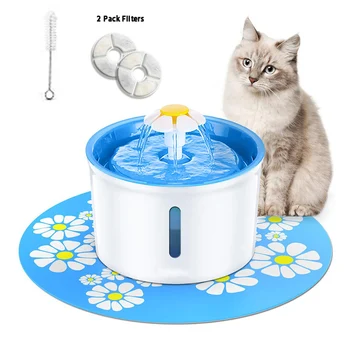 Kaķis Ūdens Strūklaka 1.6 L Automātiska Pet Dzeramā Ūdens Strūklaka Pet Ūdens Padeves Kucēnu, Kaķu Veselības Aprūpes Strūklaka Ūdens Padevē