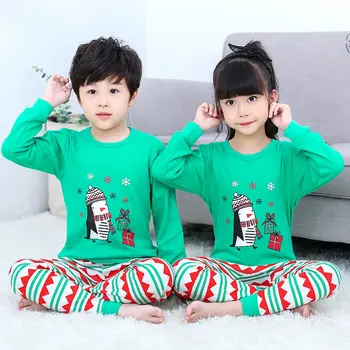 Kids Ziemassvētku Pidžamas Bērniem Sleepwear Bērnu Pidžamas Komplekti Zēniem, Meitenēm Halloween Pidžamas Pijamas Kokvilnas Naktsveļu Bērniem Drēbes
