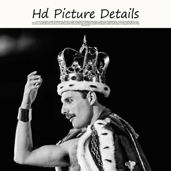 Killer QUEEN - Freddie Mercury Leģenda Eļļas Glezna uz Audekla Cuadros Plakāti un Izdrukas Skandināvijas Sienas Art Attēlu, Mājas Dekoru