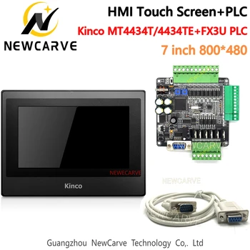 Kinco MT4434T MT4434TE HMI Touch Screen Ar FX3U 14/24/32/48/56 MT PRIEKŠSĒDĒTĀJA PLC Kontroles Padome Ar Sakaru Kabeli Newcarve