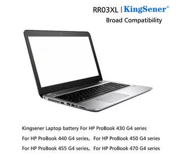 KingSener RR03XL Akumulators HP ProBook 430 440 450 455 470 G4 HSTNN-PB6W HSTNN-UB7C HSTNN-LB71 51477-422 851610-855 HSTNN-Q01C
