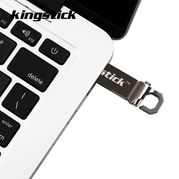 Kingstick metāla usb flash drive 8gb 16gb 32gb 64gb, 128gb atmiņas USB stick, usb memoria pendrive atslēgu gredzens flash stick pen drive