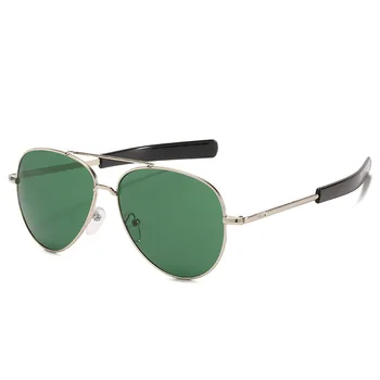 Klasiskās aviācijas saulesbrilles vīriešiem, sievietēm metāla rāmis uv400 objektīvs Izmēģinājuma Saules Brilles Zvejas Braukšanas Aizsargbrilles Toņos Oculos
