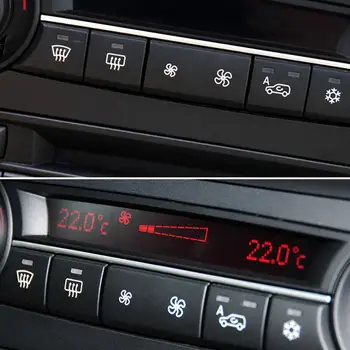 Klimata Kontroles Paneļa Pogu, Remonts Uzlīme Decal Komplekts piemērots BMW X5 E70 X6 E71 vēja Gaisa Apjomu, gaisa kondicionētājs, Ātruma pogas