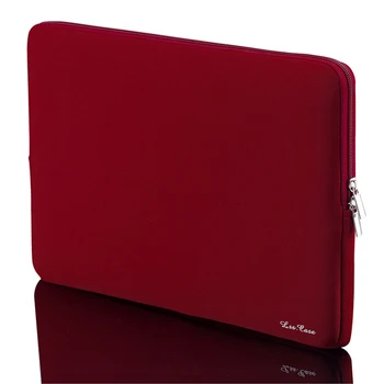 Klēpjdatora soma 11 12 13 14 15.6 collu piedurknēm laptop case for MacBook Air, Pro Ultrabook Piezīmjdators Tablete datoru, Portatīvo Mīksto Rāvējslēdzēju