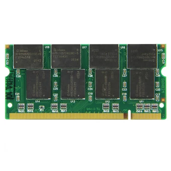 Klēpjdators Atmiņa operatīvā Atmiņa SO-DIMM PC2700 DDR 333 MHz 200PIN 1GB / DDR1 DDR333 PC 2700 200 PIN For Notebook RAM