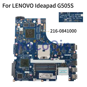 KoCoQin Klēpjdators mātesplatē LENOVO Ideapad G505S Mainboard VALGC/GD-LA-A091P AMD 216-0841000 2G
