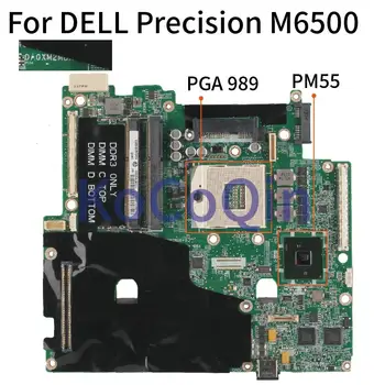 KoCoQin Portatīvo datoru mātesplati Par DELL Precision M6500 Mainboard KN-0VN3TR 0VN3TR DA0XM2MBAG1 PM55 DDR3
