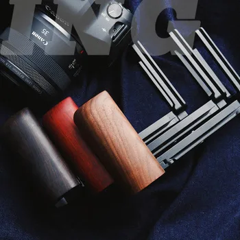 Koka L Veida Kronšteins Statīva Quick Release Plate Bāzes Grip Roktura, ar CANON EOS R6 Digitālās Fotokameras Arca-Swiss RSS