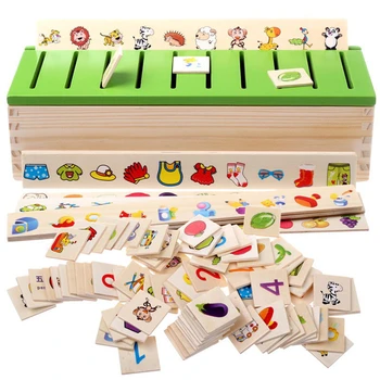 Koka Radījums Karikatūra 3D Puzzle Montessori Sākumā Izglītības Puzles, Rotaļlietas Bērniem Izlūkošanas Mācību Puzzle Karstā Pārdošanas