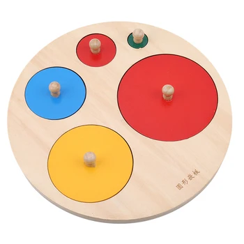 Koka Ģeometriskas Formas Šķirošanas Matemātikas Montessori Puzzle Krāsains Pirmsskolas Mācību Izglītības Spēle Baby Toddler Rotaļlietas
