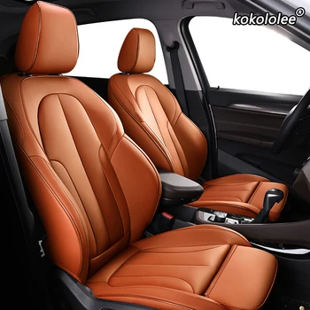 Kokololee Custom Ādas automašīnas sēdekļa vāku AUDI A3 A4 A6 Q3 Q5 Q7 A1 A5 A7 A8 TT R8 Automašīnu Sēdekļu Pārvalki automašīnu sēdekļu aizsargs