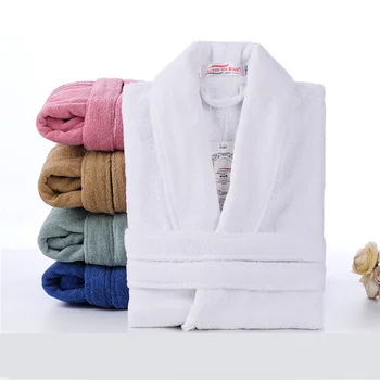 Kokvilnas Toweling Frotē Drēbes Unisex mīļotājiem Mīksts Vannas Drēbes Vīriešiem Un Sievietēm Nightrobe Sleepwear Vīriešu Ikdienas Mājas Peldmētelis