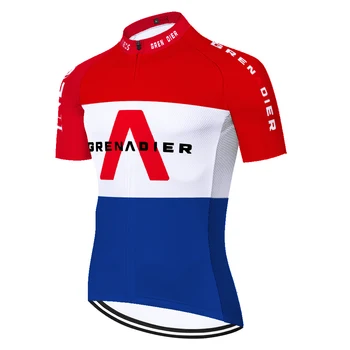 Komanda ar lāzeru griezti ineos tenue cycliste homme pro komanda ir 2021. sacīkšu īsām piedurknēm velosipēdu krekls elpojošs garastes riteņbraukšana jersey
