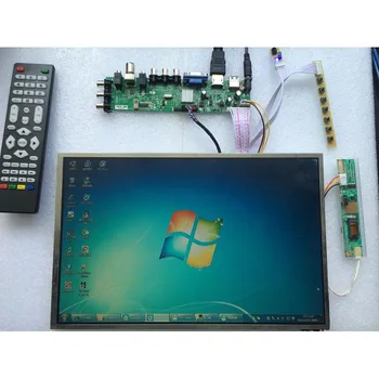 Komplekts B170PW03 V. 4 1440X900 1 LCD CCFL 30pin Digitālās TV HDMI VGA USB AV tālvadības DVB-C DVB-T Paneļa Kontrolieris valdes 17