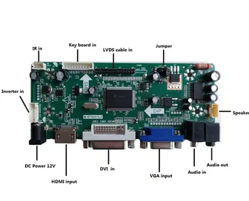 Komplekts LM230WF5-TLC1 LED LCD Kontrolieris valdes 40pin LVDS HDMI VGA Audio kartes DIY DVI Panelis 1920X1080 23