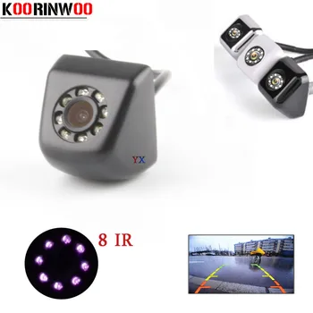 Koorinwoo Automašīnu Parkošanās Sensori Parkmaster Sistēma, 8 IS Gaismas Nght Redzējumu Automašīnu Atpakaļskata kamera Palīdzību Žalūzijas Video sistēma