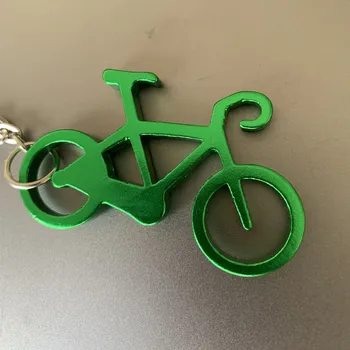 Krāsains Mini Velosipēdu Metāla Alus Pudele Nazis keychain dzērienu Var nazis keyring, lai velosipēds mīļākais Riteņbraukšanas Kluba Dāvanu Custom logo