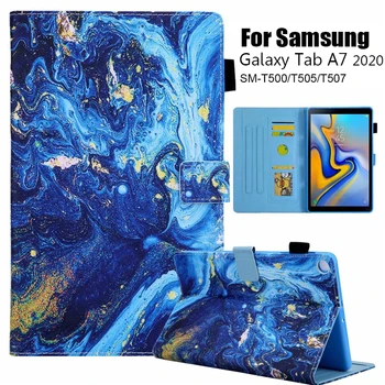 Krāsotas Vāciņus Samsung Galaxy Tab A7 2020 Gadījumā SM T500 T505 T507 10.4 