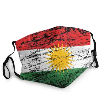 Kurdistānas Kurdu Karoga Atkārtoti Sejas Maska Putekļu Aizsardzības Vāks, Respiratori