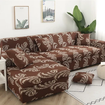L formas augu iespiesti dīvāns attiecas spandex uz dzīvojamās istabas dīvāna segums stūra dīvāns segtu chase ilgi segtu elastīgs materiāls