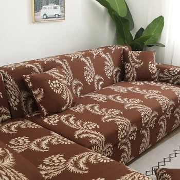 L formas augu iespiesti dīvāns attiecas spandex uz dzīvojamās istabas dīvāna segums stūra dīvāns segtu chase ilgi segtu elastīgs materiāls