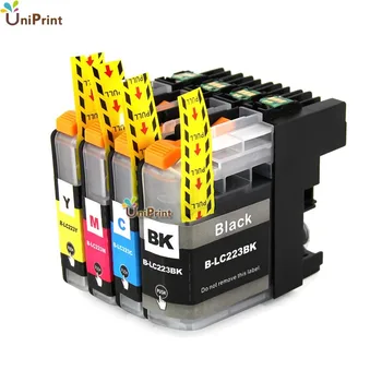 LC223 Saderīgs tintes kasetnes Brother DCP-J562DW/MFC-J480DW/MFC-J680DW/MFC-J880DW printeri lc225 lc227 ar čipu pilna tintes JAUNAS