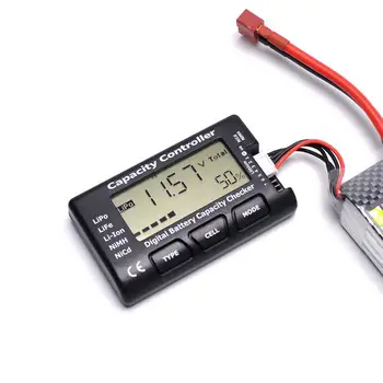 LCD Ciparu Akumulatoru Testeris Pārbaudītājs Akumulatora Kapacitāte Spriegums Pārbaudes Testeris LiPo Dzīvi Li Akumulatora Barošanas Mērītājs