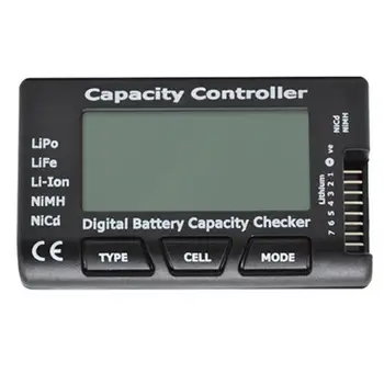 LCD Ciparu Akumulatoru Testeris Pārbaudītājs Akumulatora Kapacitāte Spriegums Pārbaudes Testeris LiPo Dzīvi Li Akumulatora Barošanas Mērītājs