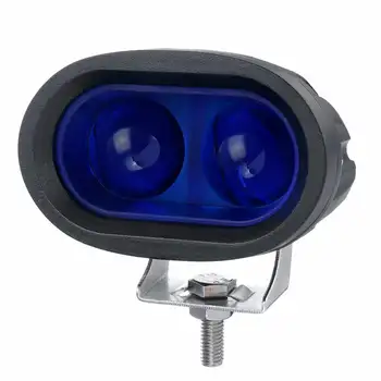 LED Brīdinājuma Gaisma Zila Signāls, Lampu Iekrāvēju Darba Vietas Drošības Gaismas IP67 Waterproof led Prožektoru gaismā, Auto Tālās gaismas 20W