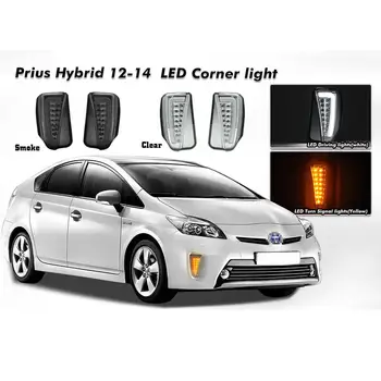 LED Dienas Gaitas Lampas Pagrieziena Signāla Gaismu Josla, Lai no 2012. līdz. gadam Toyota Hibrīda Pruis