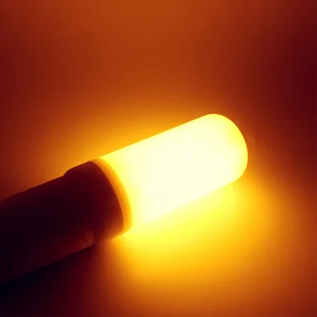 LED Dinamiskais Liesmu Efekts Spuldzes Vairākas Režīmā Radošo Kukurūzas Lampas Spuldzes Radošo Mirgo Sacensība Dekors LED Spuldzes E27 B22