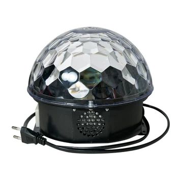 LED Disco Bluetooth DJ Skatuves Gaismas Rotējošās RGB Kristāla Bumbu Pub Parādīt