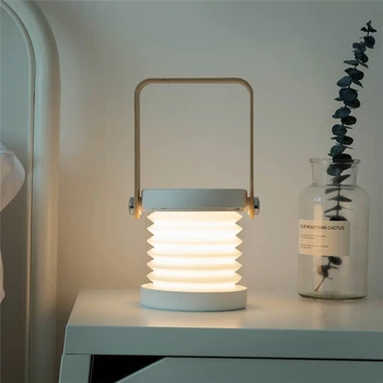 LED Gultas Galda Lampas Touch Lampas, Nakts Gaismu Uzlādējams Silti Balta Gaismas RGB Krāsu Guļamistabas, Dzīvojamā Istaba Pārnēsājamas Laternas