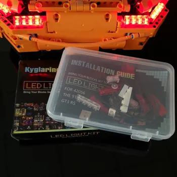 LED Light Komplekts lego Tehnika 911 rs auto Saderīgs Ar 42056 un 20001