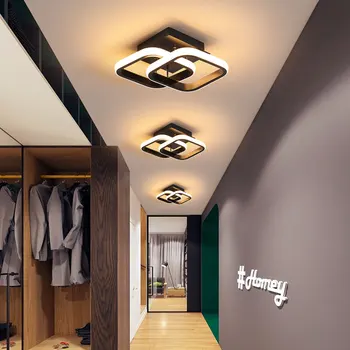 LED Modernās Griestu lampas, Lai Guļamistaba, Dzīvojamā Istaba, Ēdamistaba Black&White Gatavo Koridora Gaismas Balkons Apgaismojums Griestu Lampas