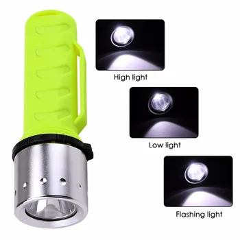 LED Niršanas Lukturīti LED Lukturītis T6 Zemūdens Niršanas Lukturīti Lāpu Ūdensizturīgs Lukturis AAA/18650