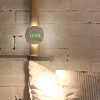 LED PIR Kustības Sensoru Nakts Gaisma ar Laiku, kad Pulksteņa Mājas Guļamistaba, Kāpnes, Sienas Lampas Spilgtumu Akumulatora Jauda 2 Apgaismojums Krāsa