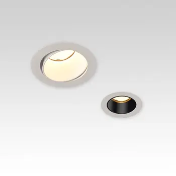 LED Prožektora Uzmanības centrā Lampu Leņķis Regulējams Mājas Uzmanības centrā 75mm Caurumu Griesti Griestu Minimālisma Dzīvojamā Istaba Fona Sienas