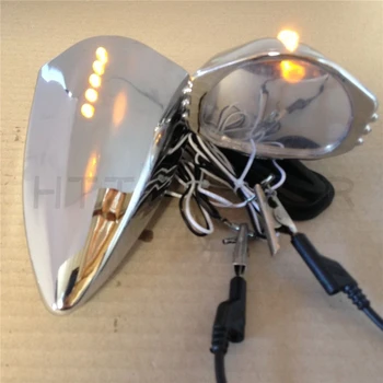 LED Pusē Uzstādīts Atpakaļskata Spoguļi Visiem Suzuki GSX1300R Hayabusa GSXR 600 pēcpārdošanas bezmaksas piegāde motociklu detaļas