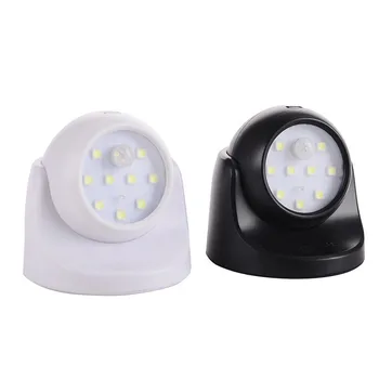 LED Sensor Light Automatizācijas Indukcijas Griestu Lampa 360 Rotācijas SMD LED Kustību Sensors Nakts Gaismas Lampa Kāpnēm Ārpus Mājas