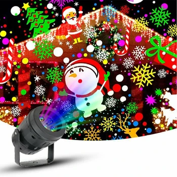 LED Ziemassvētku Projektoru Gaismas Āra Iekštelpu Xmas Party Skatuves Gaismas LED Sniegpārslas Projekcijas Lāzera Lampas Brīvdienu Īpašas Lampas