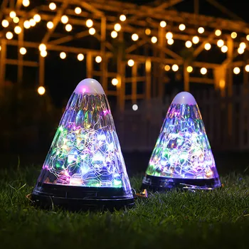 LED pasaku vainags Ziemassvētku string gaismas āra ūdensizturīgs saules enerģijas gaismas stīgu grupa dārza dekori zvaigžņotā debess gaismas