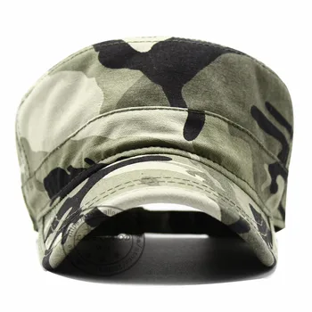 LIBERWOOD Armijas Stila Kadetu Korpusa Cepuri Vienkāršu Beisbola cepure Ikdienas Dzīvoklis cepures klp Sasniedza Cepures Vīriešiem, Sievietēm, Regulējams 54-60CM