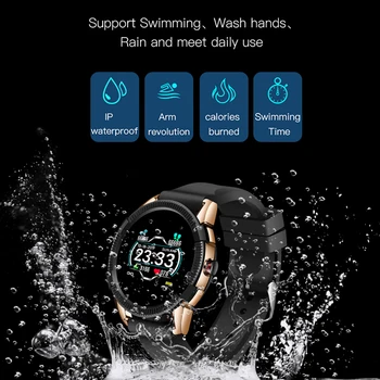 LIGE Jaunu Smart Skatīties Pedometrs Sporta Ūdensizturīgs Smartwatch sirdsdarbība, Asins Spiediena Monitoru, Funkcija Zvana Modinātājs Atgādinājums