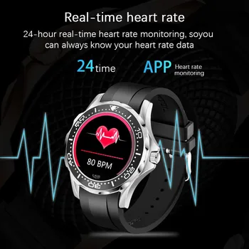 LIGE Smart Skatīties Vīrieši Smartwatch Sirds ritma Monitors asinsspiediens Fitnesa tracker Sporta Skatīties ūdensizturīgs reloj inteligente +Kaste