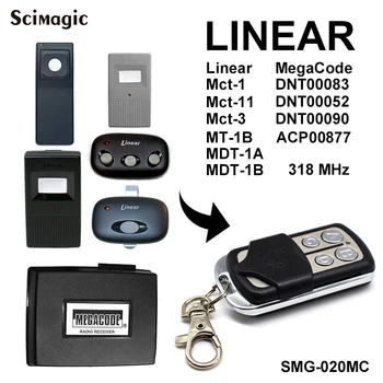 LINEĀRĀ MEGACODE Mct-1, Mct-11, Mct-3, SM-1B garāžas durvju raidītājs 318mhz durvju komandu keychain