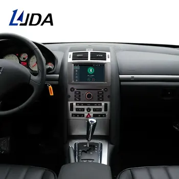 LJDA Android 10.0 Auto DVD Atskaņotājs PEUGEOT 407 2004 2005 2006. - 2010. GADAM 1DIN Auto Radio, GPS Navigācija, DSP, WIFI, Stereo Video CANBUS